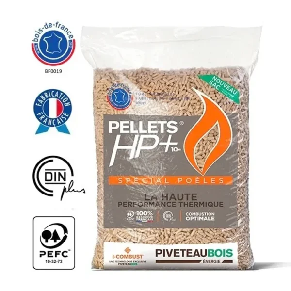 Piveteau HP+ Houtpellets 1080 kg 72 Zakken