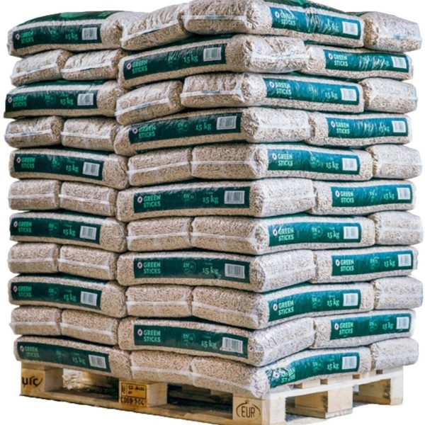 Greensticks Houtpellets – Pallet van 990 kg
